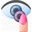 Lentille De Contact Optique Ophtalmologie Icône