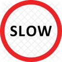 Lento Sinaislentos Limitesdevelocidadelento Ícone