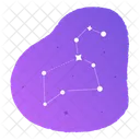 Leo Star Pattern  Icon