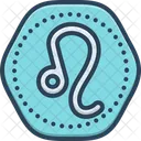 Leo Horoscope Astrological Icône