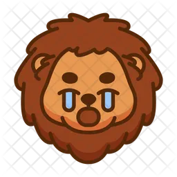 León Emoji Icono