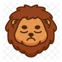 Leon Emoji Emoticono Icono