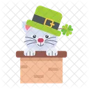 Leprechaun Cat  Icon