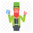 Leprechaun Costume Irish Man Irish Character Icon