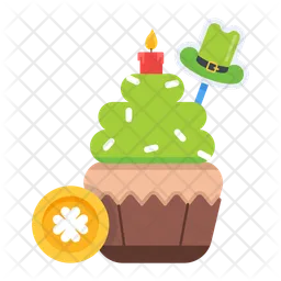 Leprechaun Cupcake  Icon