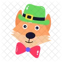 Leprechaun Dog Patricks Dog Leprechaun Animal Icon
