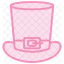 Leprechaun Hat Duotone Line Icon 아이콘