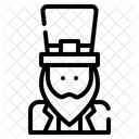 Saint Patrick Day Out Line Icon Created Base On Pixel Perfect Grid 64 X 64 Pixel Icon