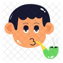 Leprechaun Pipe Leprechaun Smoking Smoking Pipe Icon