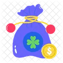 Leprechaun Sack Coins Bag Money Bag Icon