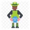 Leprechaun Shamrock Shamrock Boy Patricks Day Icon