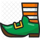 Leprechaun Shoe Footwear Props Icon