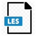 Les File Format File Type Icon