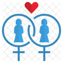 Lesbisch Schwul Lgbtq Symbol