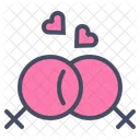 Lesbian Love Romance Icon