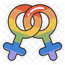 Lgbtq Sticker Equal Rainbow Icon