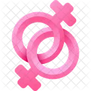 Lesbica Lgbt Amor Ícone