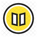 Lesen Quadratisch Retro Symbol