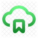 Lesezeichen Wolke  Icon
