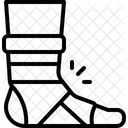 Lesion Tobillera Fractura Icono