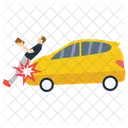 Lesion Automovilistica Accidente Automovilistico Lesion Corporal Icono