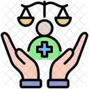 Lesiones Personales Justicia Ley Icono