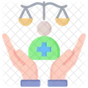 Lesiones Personales Justicia Ley Icono