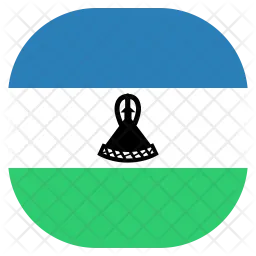 Lesotho Flag Icône