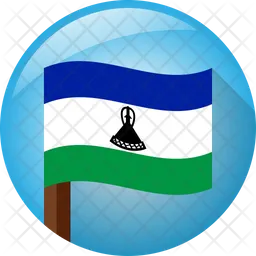 Lesotho Flag Icon