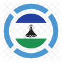 Lesotho Drapeau Icône