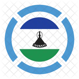 Lesotho Flag Icon