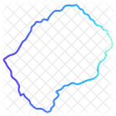 Mapa do Lesoto  Ícone