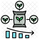 Less Fertilizer Chemical Icon