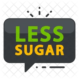 Less sugar  Icon