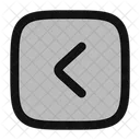 Less Than Square Icon