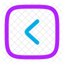 Less Than Square Icon