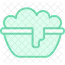 Icone De Ligne Bichromie De Blanchisserie Icon