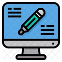 Computer Lesson Study Icon