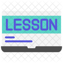 Lesson Icon - Download in Flat Style