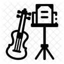 Music Lesson Guitar Class Melody Icon