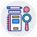 Lessons Pencil Ruler Icon
