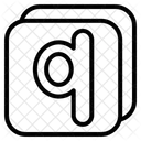 Letra Q Alfabeto Letra Icono