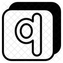 Letra Q Alfabeto Letra Icono