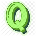 Letra Q Alfabeto Alfabetico Icono