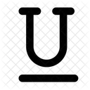 Subrayado De Letra Subrayado Formato De Texto Icono
