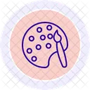 Icono De Linea De Artes Icono