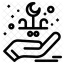 Mano de letras  Icono