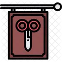 Firmar Cartel Tijeras Icono