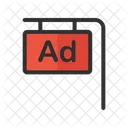 Letrero Carteles Publicidad Icono