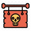 Tablero De Halloween Letrero Tablero Icon